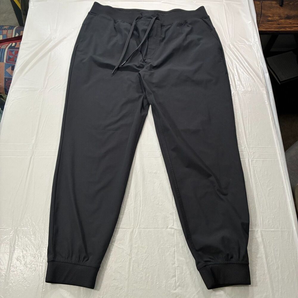 Rhoback Delta Performance Joggers 2XL Midnight Black Stretch Athletic Pants